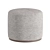 Modern Tape Pouf 3D model small image 4