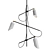 Pliverre Chandelier: Elegant Illumination for Any Space 3D model small image 1