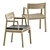 Elegant Costes Dining Armchair 3D model small image 2