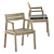 Elegant Costes Dining Armchair 3D model small image 4