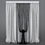 Elegant Sheer Curtain Set 3D model small image 3