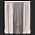 Elegant Sheer Curtain Set 3D model small image 5