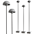 Elegant Paola 116 Floor Lamp 3D model small image 2