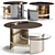 Modern Norman Center Table | 550x1190mm 3D model small image 1