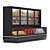 HitLine Refrigerated Display Case 3900mm 3D model small image 1