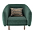 Ergo-Corner Chair: Modern, Comfortable, Versatile 3D model small image 2