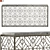 Elegant Angeline Hooker Console 3D model small image 1