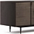 Elegant Wormy Maple Console 3D model small image 2