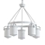 Georgetown 5-Light Chandelier 3D model small image 2