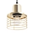 Elegant Copper Pendant Light 3D model small image 1