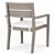 Outdoor Dining Chair Regatta 3D model small image 2