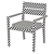 Outdoor Dining Chair Regatta 3D model small image 4