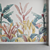 Vintage Tropical Minimalist Wallpaper 3D model small image 1