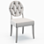 Elegant Tufted Side Chair 3D model small image 5