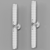 Sleek Cylinder Wall Lamp: Nerola 3D model small image 2