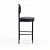 Modern Metal Bar Stool: Stool 4 High 3D model small image 4