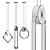 MITCH Pendant Collection: Modern Design Lamps 3D model small image 4