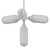 Troy Annex 4-Light Chandelier 3D model small image 2