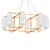 Modern Pebble 8-Light Chandelier 3D model small image 1