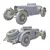 Vintage Mercedes-Benz SSKL Masterpiece 3D model small image 5