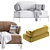 Pink Coco 2-Seater Sofa 3D model small image 7