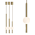 Elegant Glass Pendant Lamp 3D model small image 1
