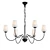 Goin 6-Light Shaded Classic Chandelier 3D model small image 1