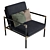 Sleekly Stylish Nusa Lounge Chair 3D model small image 1