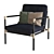 Sleekly Stylish Nusa Lounge Chair 3D model small image 8