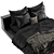 Elegant Centimeter-Sized Bed 3D model small image 3