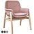 Vedbo Chair: Classic Grey Elegance 3D model small image 1