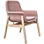 Vedbo Chair: Classic Grey Elegance 3D model small image 4