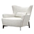 Konyshev BULY Armchair - Superior Comfort in Stylish Design! 3D model small image 1