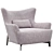 Konyshev BULY Armchair - Superior Comfort in Stylish Design! 3D model small image 2