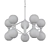 Radiant Cyan Helios Chandelier 3D model small image 2