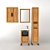 Bricklayer Loft Bathroom Set 3D model small image 1