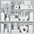 Decorative Interior Set 3D model small image 6