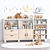 Wooddini "Валинор" Nursery Set 3D model small image 1