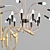 Modern Art Deco LED Pendant Light 3D model small image 5