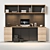 Modern Office Furniture Set 3D model small image 2