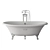 Roca Newcast Classic Bathtub & Carmen Mixer 3D model small image 6