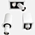 Yori Collection: Adjustable LED Recessed Spotlight 3D model small image 2