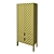 Yellow Glass Cabinet by Tenzo 3D model small image 4