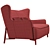  3-Seater Sofa BULL Konyshev 3D model small image 7