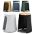 ComfortMAX Handy Stool: Integrated Cushion for Ultimate Relaxation 3D model small image 1