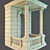 Classic Facade Accent  Classic Building Ornament 3D model small image 2