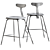 Sleek Industrial Dayton Stool 3D model small image 5