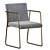 Modern CB2 Rouka Chair 3D model small image 3