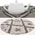 Versatile Rug Set | 8 Designer Carpets 3D model small image 4