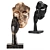 Modern People Sculpture Set: Elegant Decor for Your Space 3D model small image 1